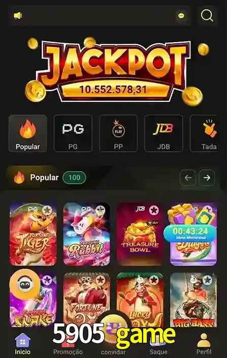 Promoções Especiais no 5905 game App